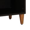 vidaXL Sideboard mit Speicher Walnuss 80 x 33 x 75 cm Massivholz Mango