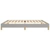 vidaXL Bettgestell ohne Matratze Hellgrau 200x200 cm Stoff