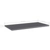 vidaXL B&uuml;cherregal-Bretter 4 Stk. Hochglanz-Grau 60x30x1,5 cm