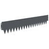 vidaXL Raseneinfassung 10 pcs 103 x 20 cm Metall Anthrazit