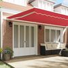 vidaXL Markisenersatzstoff Rot 580 x 345 cm Polyester