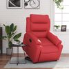 vidaXL Relaxsessel mit Aufstehhilfe Rot Kunstleder
