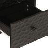 vidaXL Beistellschrank Schwarz 40x33x75 cm Massivholz Mango