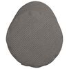 vidaXL Bolsterkissen 2 St&uuml;ck Hellgrau &Oslash; 25 x 70 cm Cordstoff