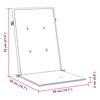 vidaXL Gartenstuhlauflagen f&uuml;r Hochlehner 2 Stk. Anthrazit 120x50x2 cm