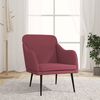 vidaXL Sessel Weinrot 63x76x80 cm Stoff