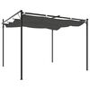 vidaXL Pergola mit Schiebedach Anthrazit 295x292x230 cm