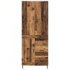 vidaXL Highboard mit Schubladen 2 pcs Altholz Engineered Wood und Glas