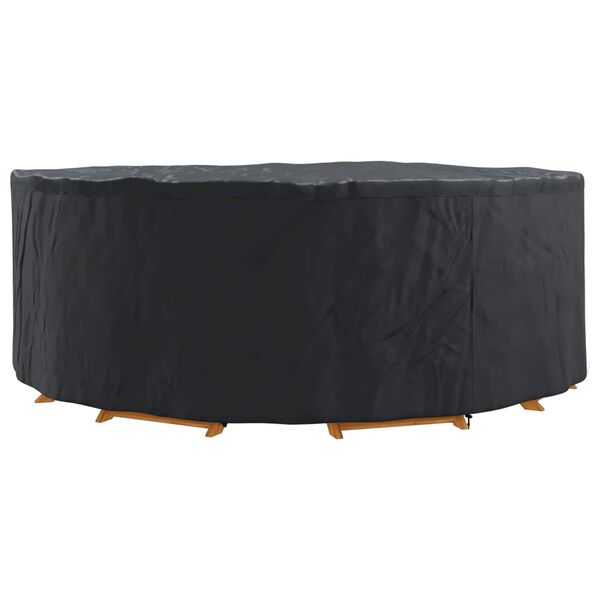 vidaXL M&ouml;belbezug Schwarz 244 x 244 x 71 cm 600D Oxford Stoff