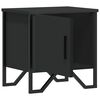 vidaXL Nachttische 2 Stk. Schwarz 40x30x40 cm Holzwerkstoff
