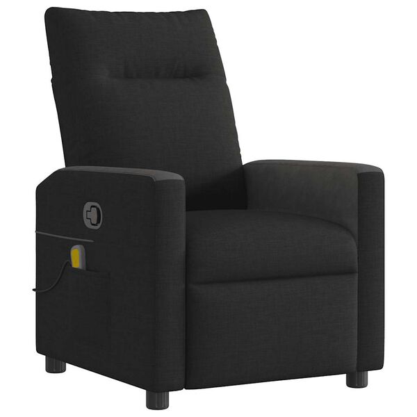 vidaXL Massagesessel Schwarz Stoff