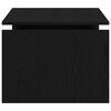 vidaXL Couchtisch Schwarz Eichen-Optik 68 x 50 x 38 cm Holzwerkstoff