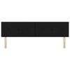 vidaXL LED Kopfteil mit LED-Lichtleisten Schwarz 180 cm Polyester