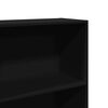 vidaXL B&uuml;cherregal Schwarz 60x30x189 cm Holzwerkstoff