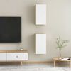 vidaXL TV-Schr&auml;nke 2 Stk. Wei&szlig; Sonoma-Eiche 30,5x30x60cm Holzwerkstoff