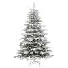 vidaXL K&uuml;nstlicher klappbarer Weihnachtsbaum Wei&szlig; 210 cm PE und PVC