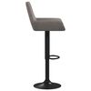 vidaXL Barhocker 2 Stk. Hellgrau Samt