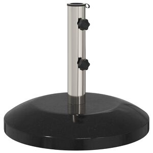 vidaXL Parasolbasis f&uuml;r 40-50 mm Pole 26.75 kg Schwarz