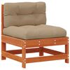 vidaXL Garten-Lounge-Set 7 pcs Wachsbraun Massives Kiefernholz