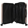 vidaXL Koffer 3 pcs Ros&eacute;gold 50 x 31 x 78 cm ABS Kunststoff