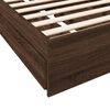 vidaXL Bettgestell mit Schubladen Braun Eichen-Optik 75x190 cm