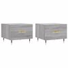 vidaXL Couchtische 2 Stk. Grau Sonoma 50x50x40 cm Holzwerkstoff