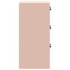 vidaXL Aktenschrank Rosa 44 x 50 x 106,5 cm Kaltgewalzter Stahl