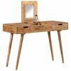 vidaXL Schminktisch 112x45x76 cm Massivholz Mango