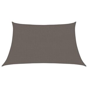vidaXL Sonnensegel 160 g/m&sup2; Anthrazit 3/4x2 m HDPE