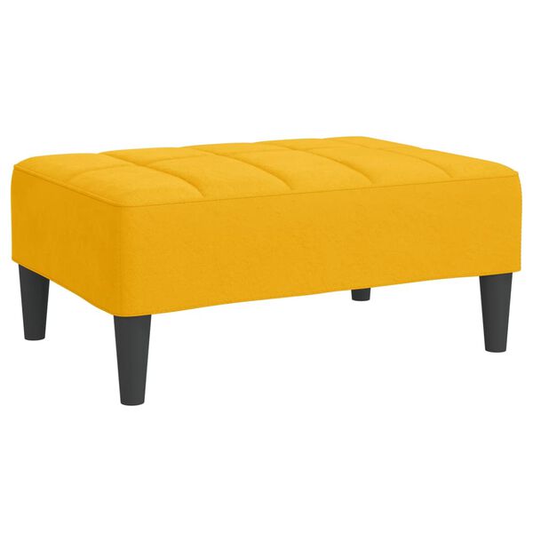 vidaXL Fu&szlig;hocker Gelb 78x56x32 cm Samt
