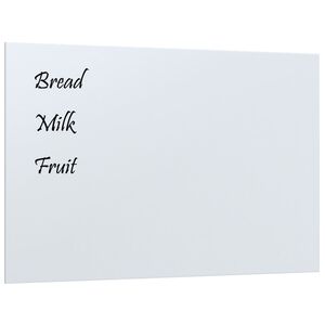 vidaXL Magnettafel Wandmontage Wei&szlig; 60x40 cm Hartglas