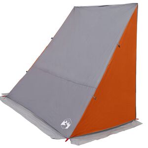 vidaXL Heckklappenzelt Grau und Orange 180/190 x 150 x 230 cm Taft