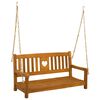 vidaXL Gartenschaukelbank 2 -Seater 110 x 56 x 58 cm Massivholz Akazie