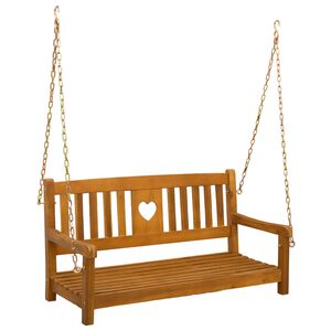 vidaXL Gartenschaukelbank 2 -Seater 110 x 56 x 58 cm Massivholz Akazie