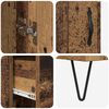 vidaXL Highboard Altholz 69,5 x 34 x 180 cm Holzwerkstoff