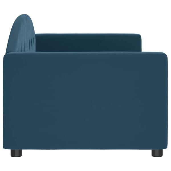 vidaXL Tagesbett Blau 80x200 cm Samt
