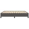 vidaXL Bettgestell Grau 180x200 cm Kunstleder