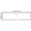vidaXL Balkon-Sichtschutz Steinoptik 300x75 cm PVC