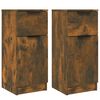 vidaXL Sideboards 2 Stk. R&auml;uchereiche 30x30x70 cm Holzwerkstoff