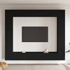 vidaXL 8-tlg. TV-Schrank-Set Schwarz Holzwerkstoff