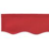 vidaXL Markisenersatzstoff Rot 380 x 295 cm Polyester