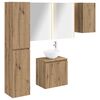 vidaXL Badezimmerschrank-Set 5 Stk. Artisan-Eiche Holzwerkstoff