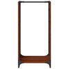 vidaXL Brennholzregal 40x30x80 cm Wetterfester Stahl