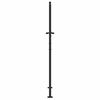 vidaXL Gartentor Schwarz 110 x 180 cm Pulverbeschichteter Stahl