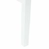 vidaXL Esszimmerst&uuml;hle 2 pcs Wei&szlig; 43 x 54 x 89 cm Massives Gummiholz