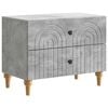 vidaXL Nachttisch Betongrau 62 x 34,5 x 48 cm Holzwerkstoff