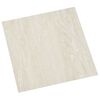 vidaXL PVC-Fliesen Selbstklebend 55 Stk. 5,11 m&sup2; Creme