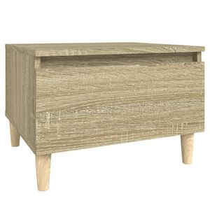 vidaXL Beistelltisch Sonoma-Eiche 50x46x35 cm Holzwerkstoff