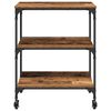 vidaXL K&uuml;chentrolley Altholz 60 x 41 x 76 cm Holzwerkstoff