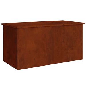 vidaXL Gartenlagerkissenbox Verzinkter Stahl 100 x 50,5 x 50 cm 220 L